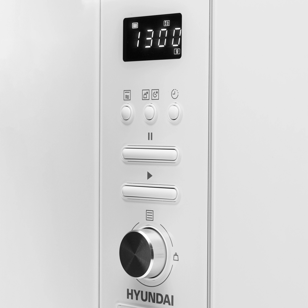 Встраиваемая микроволновая печь Hyundai HBW 2040 WG - фото 9