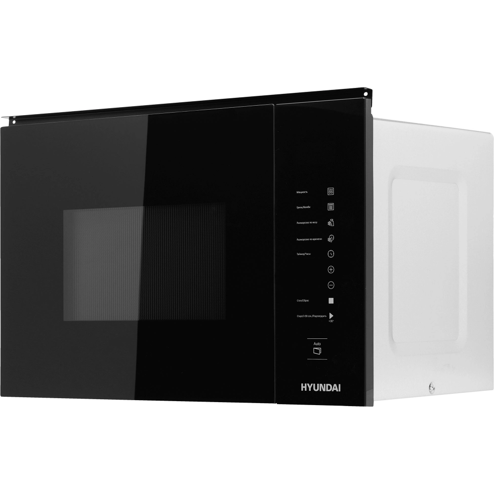 Встраиваемая микроволновая печь Hyundai HBW 2560 BG - фото 4