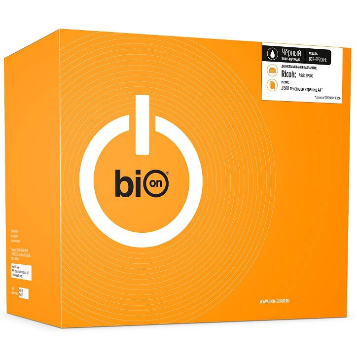 Картридж Bion SP201HE Black - BCR-SP201HE