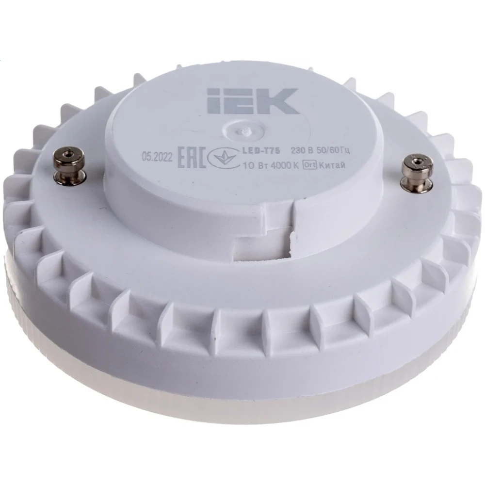 Светодиодная лампочка IEK LLE-T80-10-230-40-GX53 (10 Вт, GX53) - фото 2