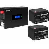 ИБП ExeGate IdealSine SR-1500.LCD.2SH + 2x DT 1226 (26Ач) (EX297426RUS)