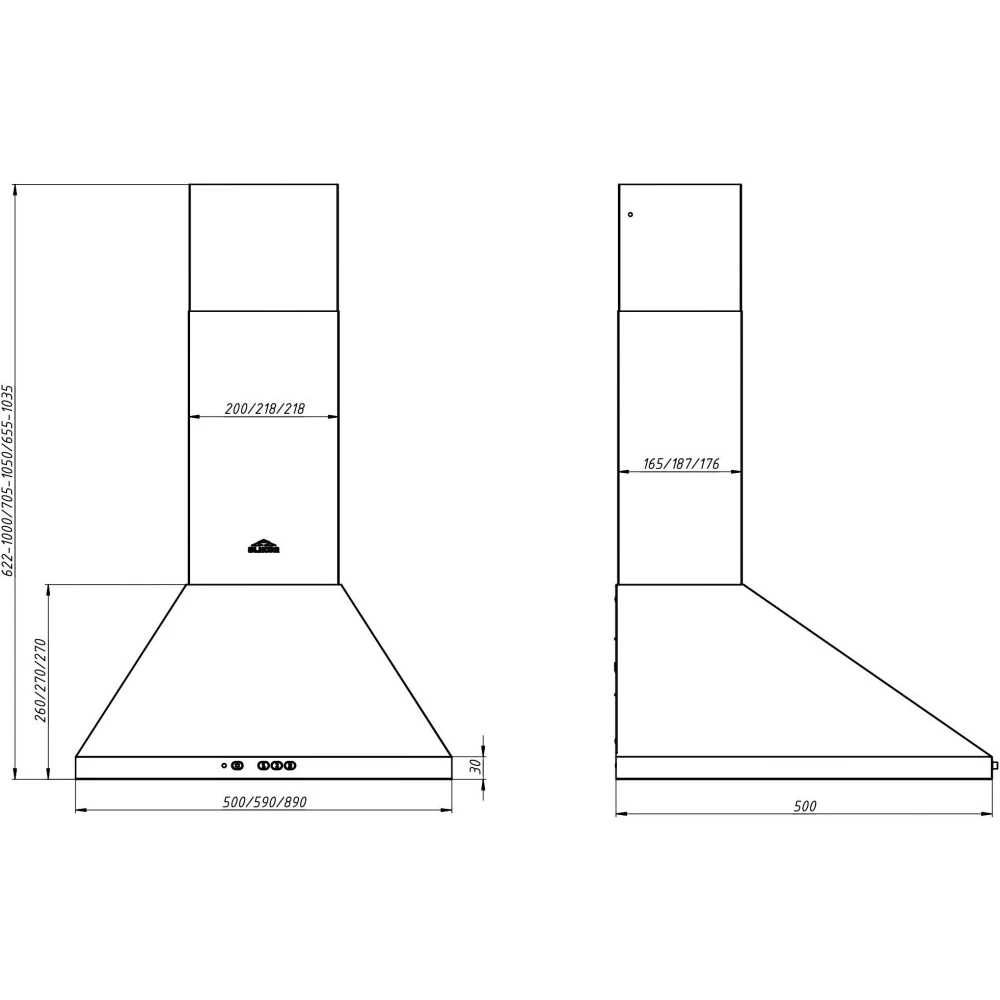 Вытяжка Elikor Вента 90П-650-К3Д Melted Milk - 211509 - фото 2