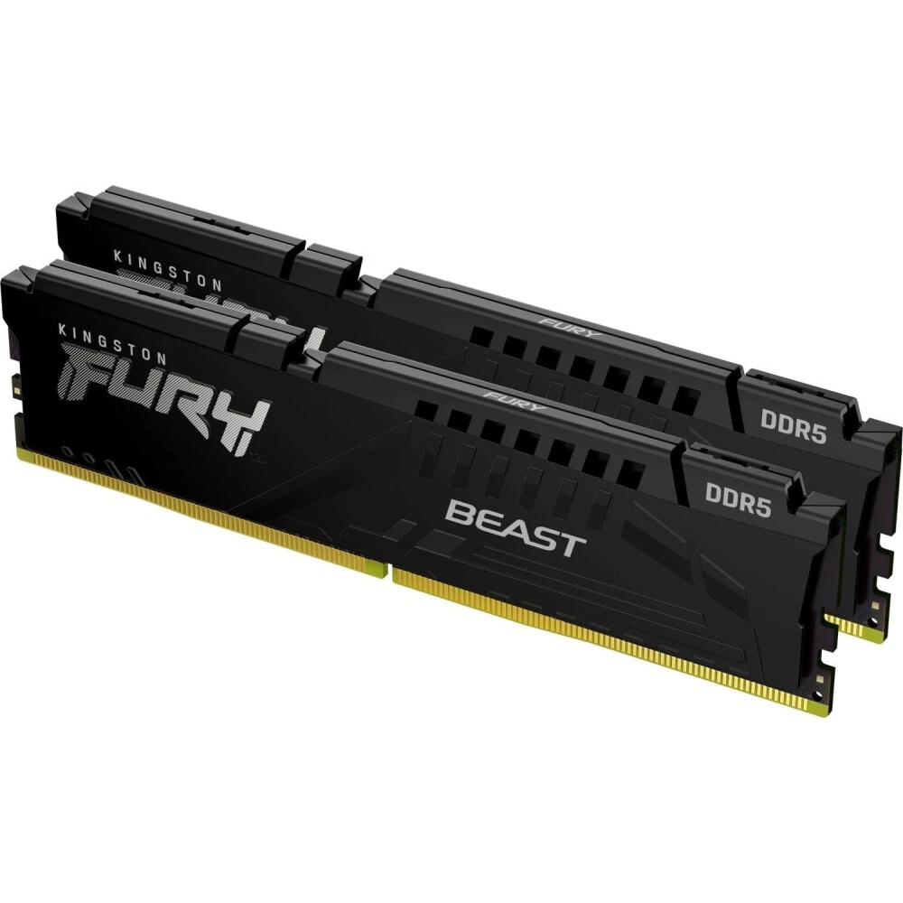 Оперативная память 16Gb DDR5 5600MHz Kingston Fury Beast (KF556C40BBK2-16) (2x8Gb KIT) - фото 2