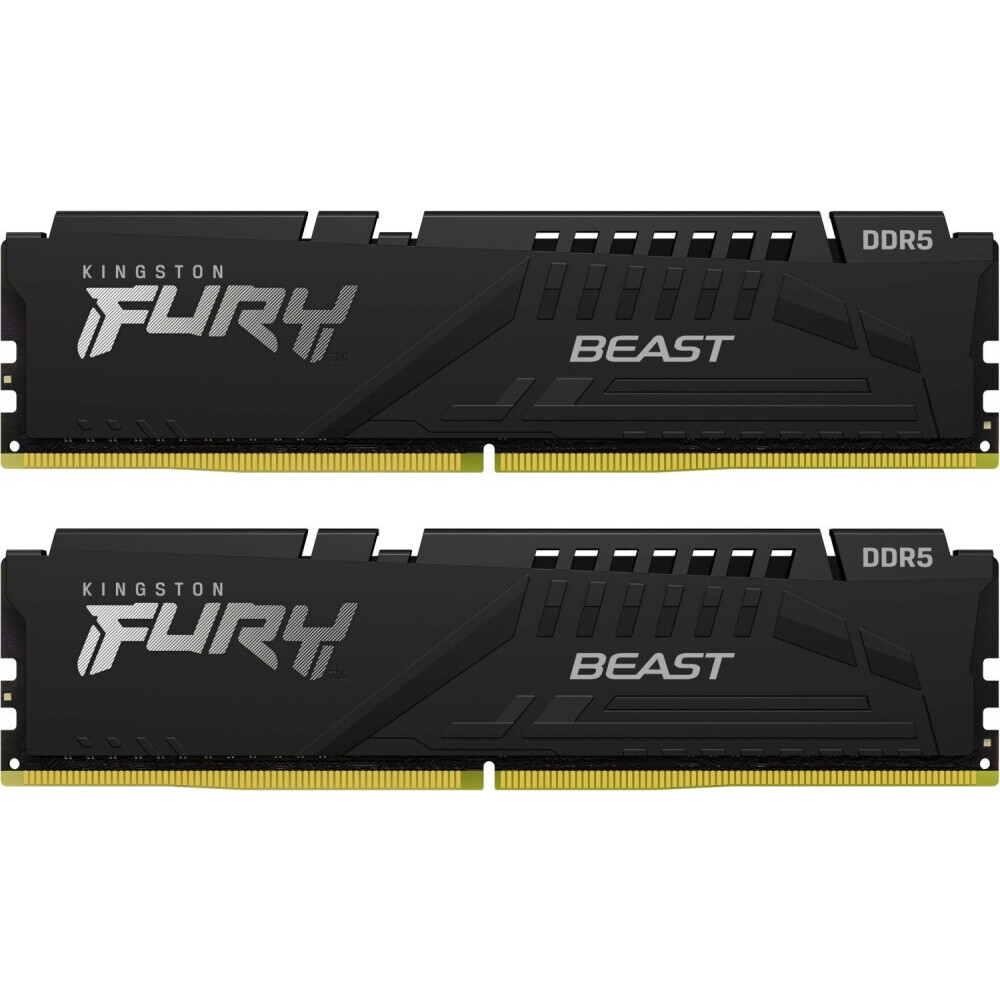 Оперативная память 32GB DDR5 5600MHz Kingston Fury Beast (KF556C40BBK2-32) (2x16GB KIT)