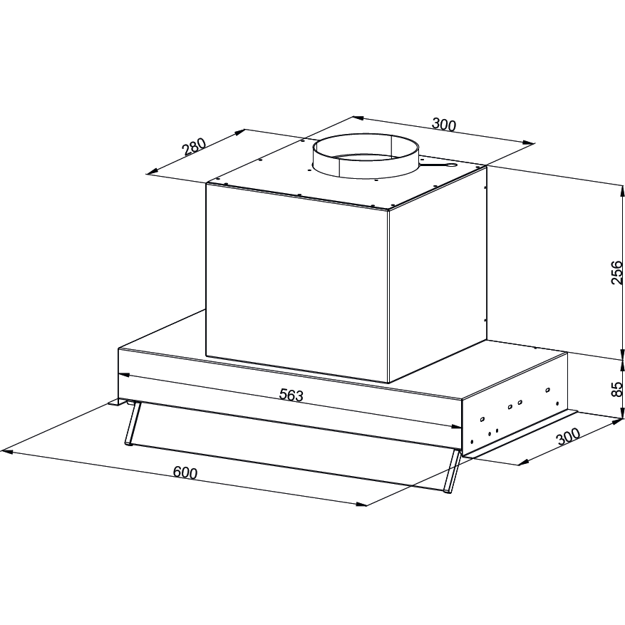 Вытяжка Kuppersberg NANCY S 60 Black - фото 3