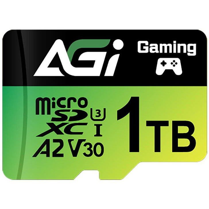 Карта памяти 1Tb MicroSD AGI TF138 + SD адаптер - AGI1T0GGSTF138