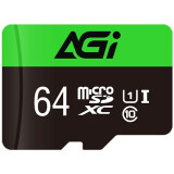 Карта памяти 64Gb MicroSD AGI TF138 + SD адаптер (AGI064GU1TF138)