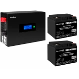 ИБП ExeGate IdealSine SR-1500.LCD.2SH + 2x DT 1240 (40Ач) (EX297430RUS)