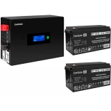 ИБП ExeGate IdealSine SR-1500.LCD.2SH + 2x DT 12150 (150Ач) (EX297446RUS)