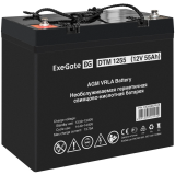 ИБП ExeGate IdealSine SR-1000.LCD.2SH + DTM 1255 (55Ач) (EX297411RUS)