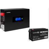 ИБП ExeGate IdealSine SR-1000.LCD.2SH + DT 1265 (65Ач) (EX297412RUS)