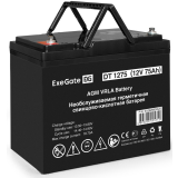 ИБП ExeGate IdealSine SR-1000.LCD.2SH + DT 1275 (75Ач) (EX297414RUS)