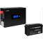 ИБП ExeGate IdealSine SR-1000.LCD.2SH + DT 12120 (120Ач) - EX297420RUS