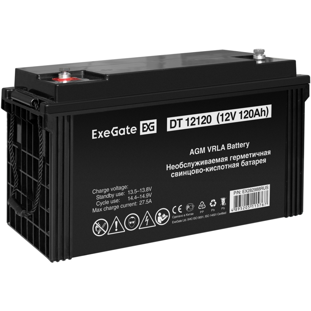 ИБП ExeGate IdealSine SR-1000.LCD.2SH + DT 12120 (120Ач) - EX297420RUS - фото 7