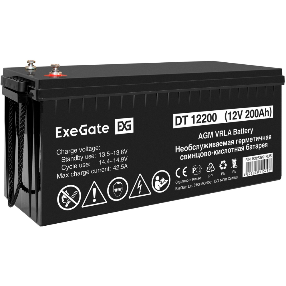 ИБП ExeGate IdealSine SR-1000.LCD.2SH + DT 12200 (200Ач) - EX297425RUS - фото 7