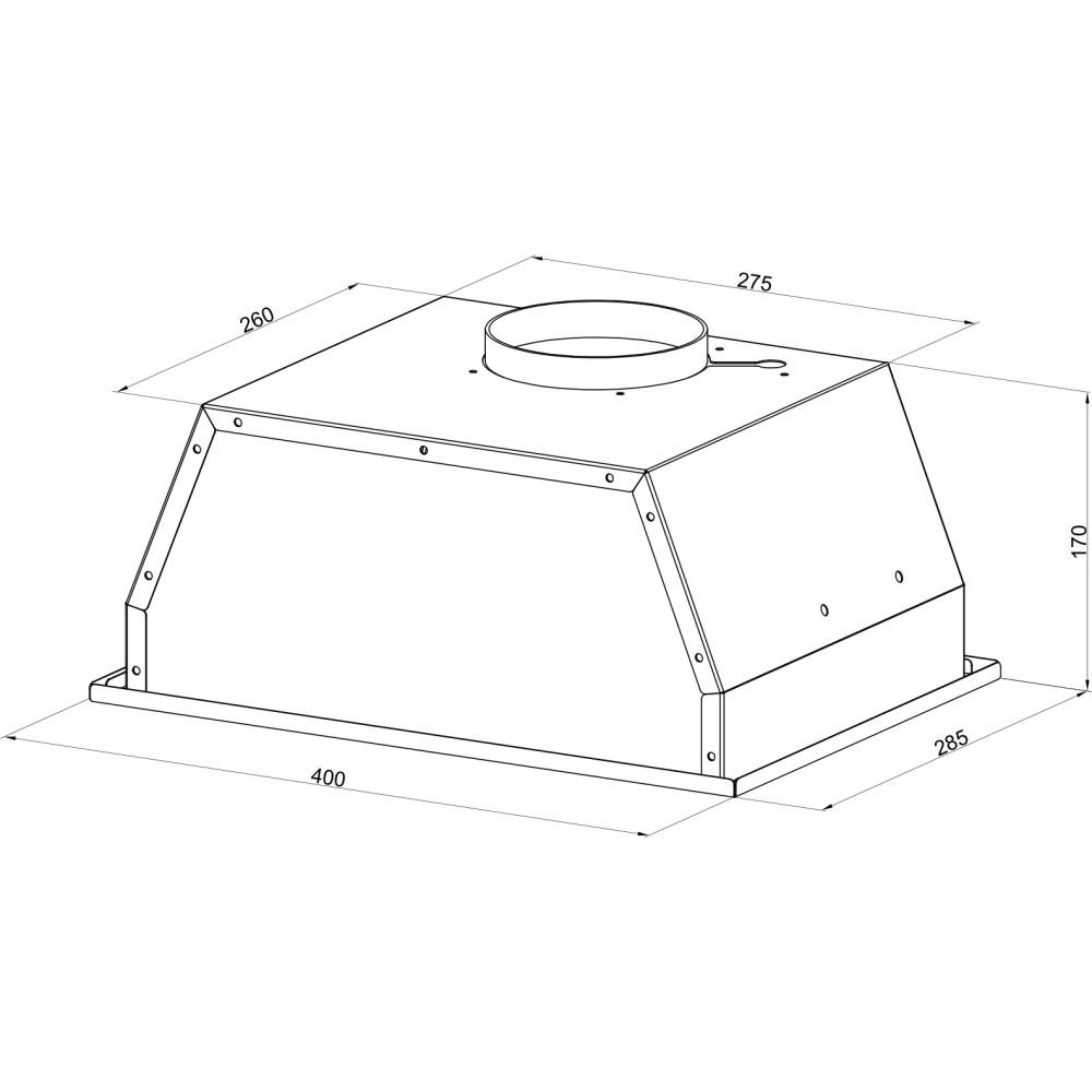 Вытяжка Monsher ANGERS 40 Blanc - фото 3