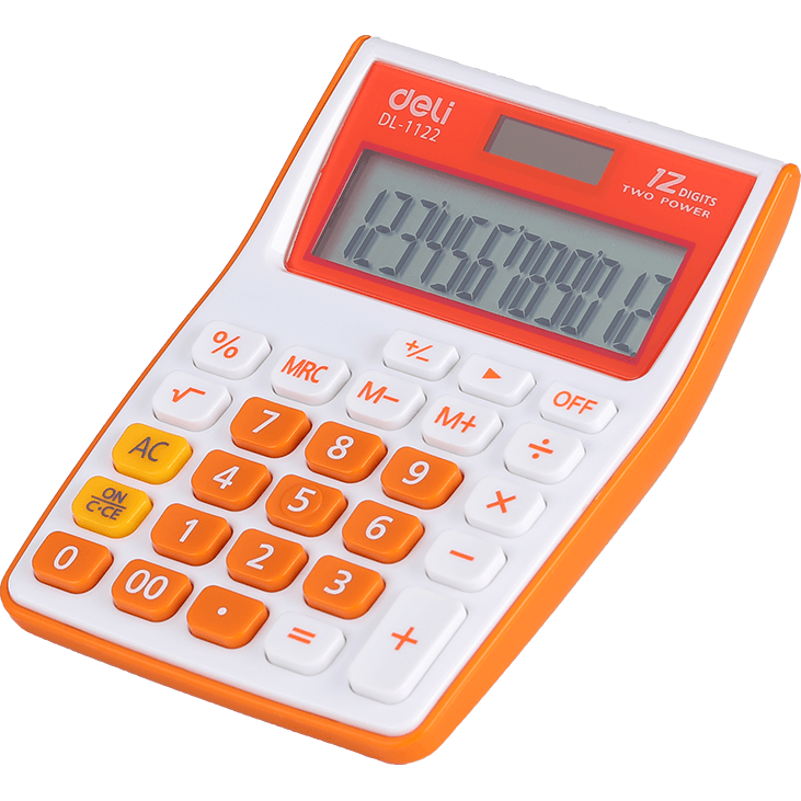 Калькулятор Deli E1122 Orange - E1122/OR