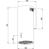 Вытяжка Weissgauff Gracia 70 BL (433171)