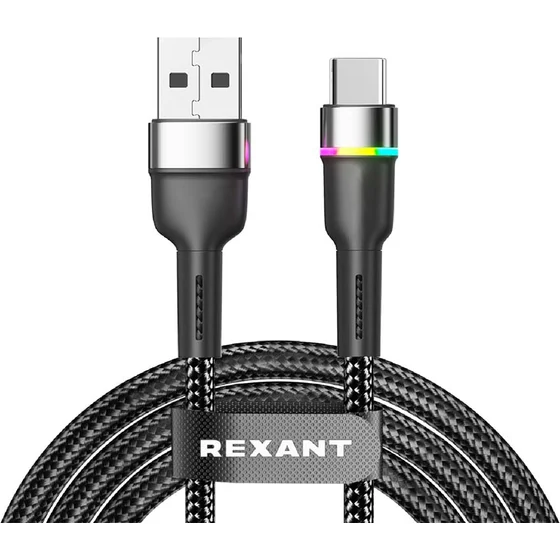 Кабель USB - USB Type-C, 1м, Rexant 18-7065