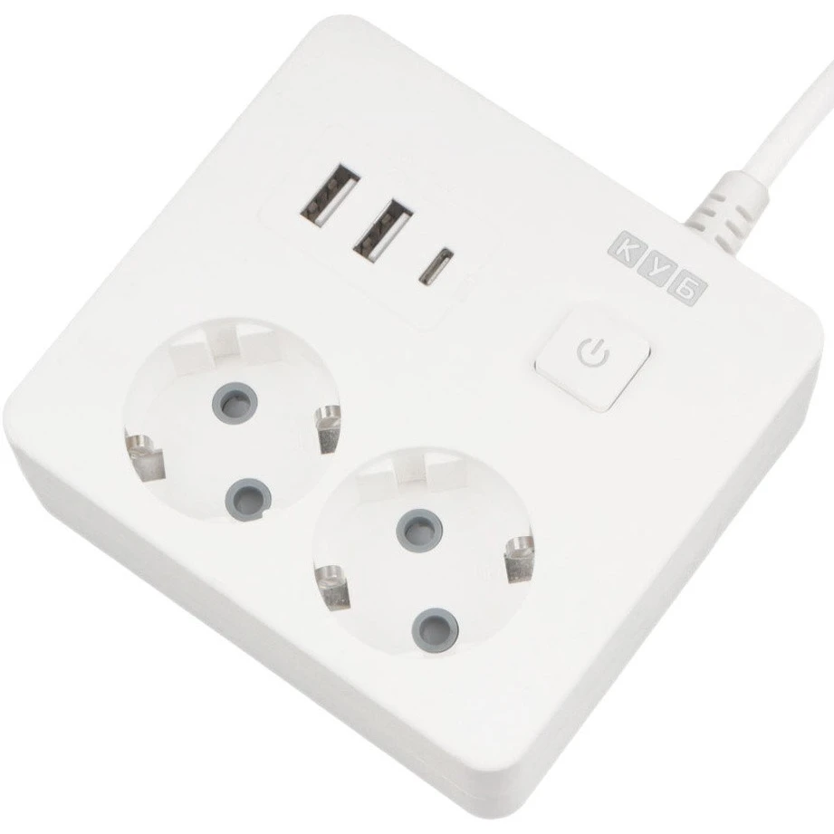 Сетевой удлинитель Power Cube PC-1-2M - фото 2