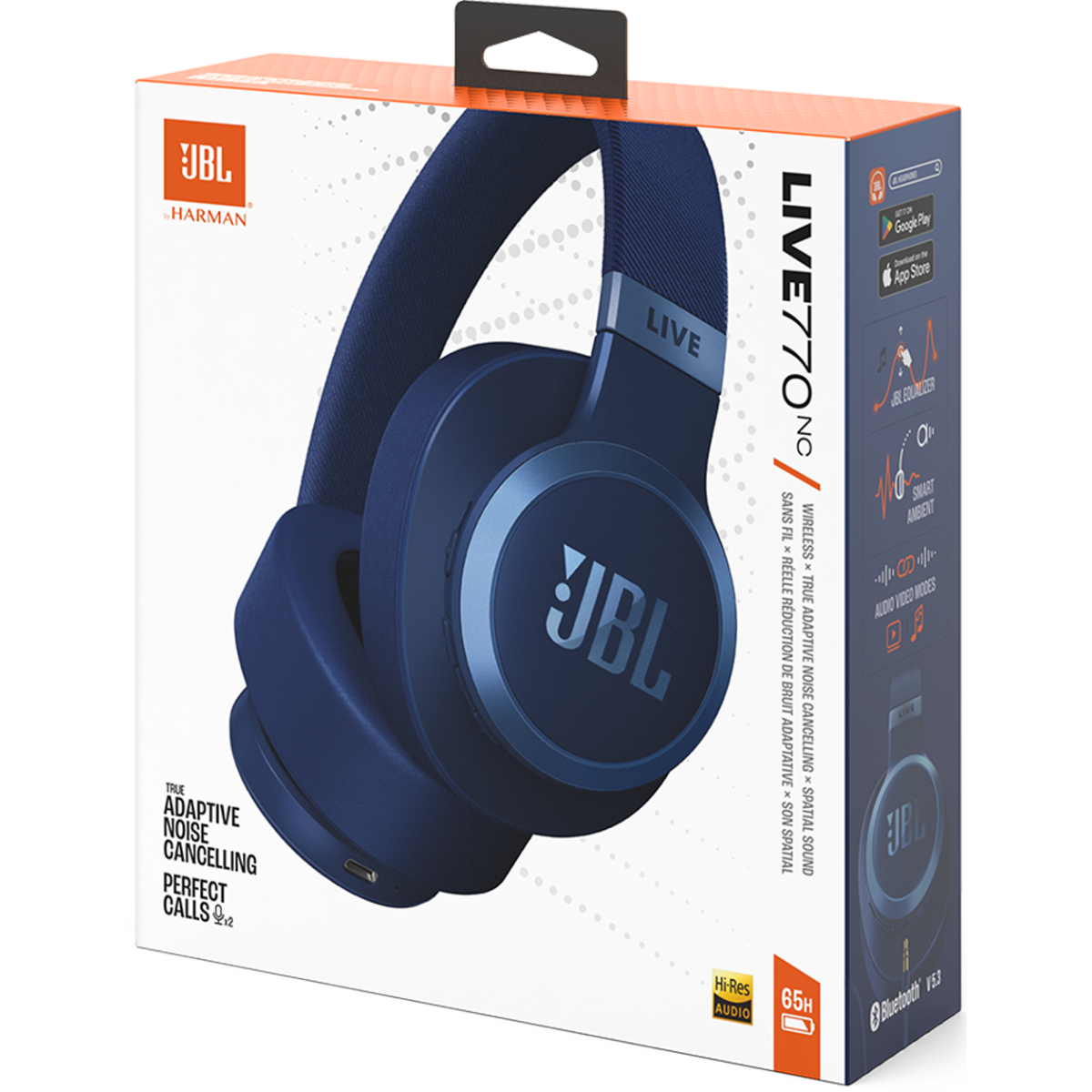 Гарнитура JBL Live 770NC Blue - JBLLIVE770NCBLU - фото 11