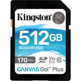 Карта памяти 512Gb SD Kingston  (SDG3/512GB)