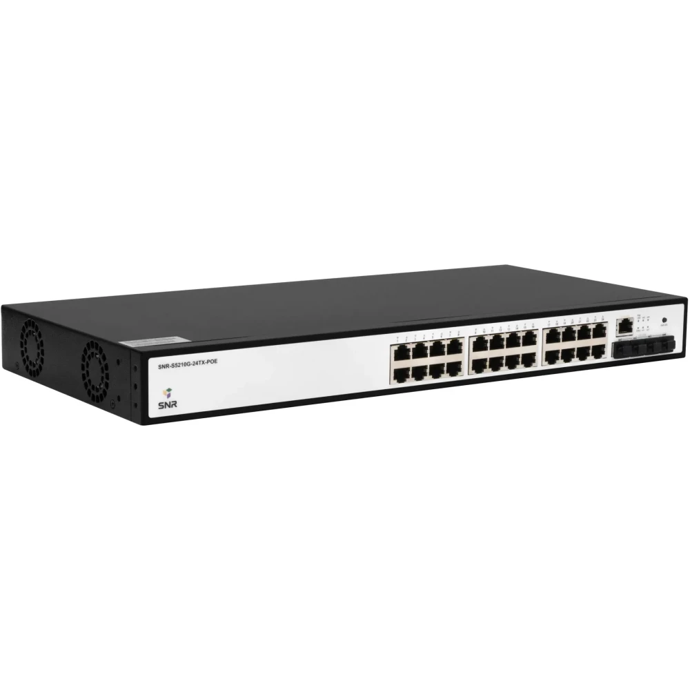 Коммутатор (свитч) SNR SNR-S5210G-24TX-POE - фото 2