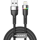 Кабель USB - Lightning, 1м, Rexant 18-7059