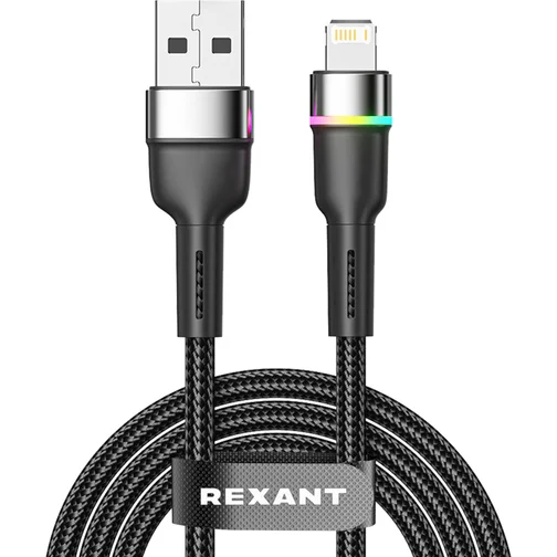 Кабель USB - Lightning, 1м, Rexant 18-7059