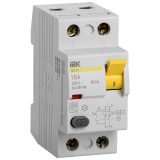Выключатель дифференциального тока (УЗО) IEK MDV10-2-016-030