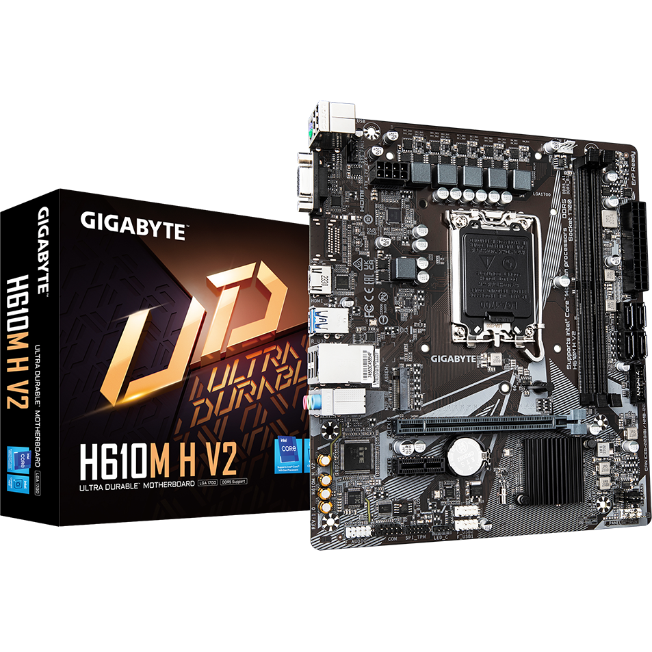 Материнская плата Gigabyte H610M H V2 - фото 4