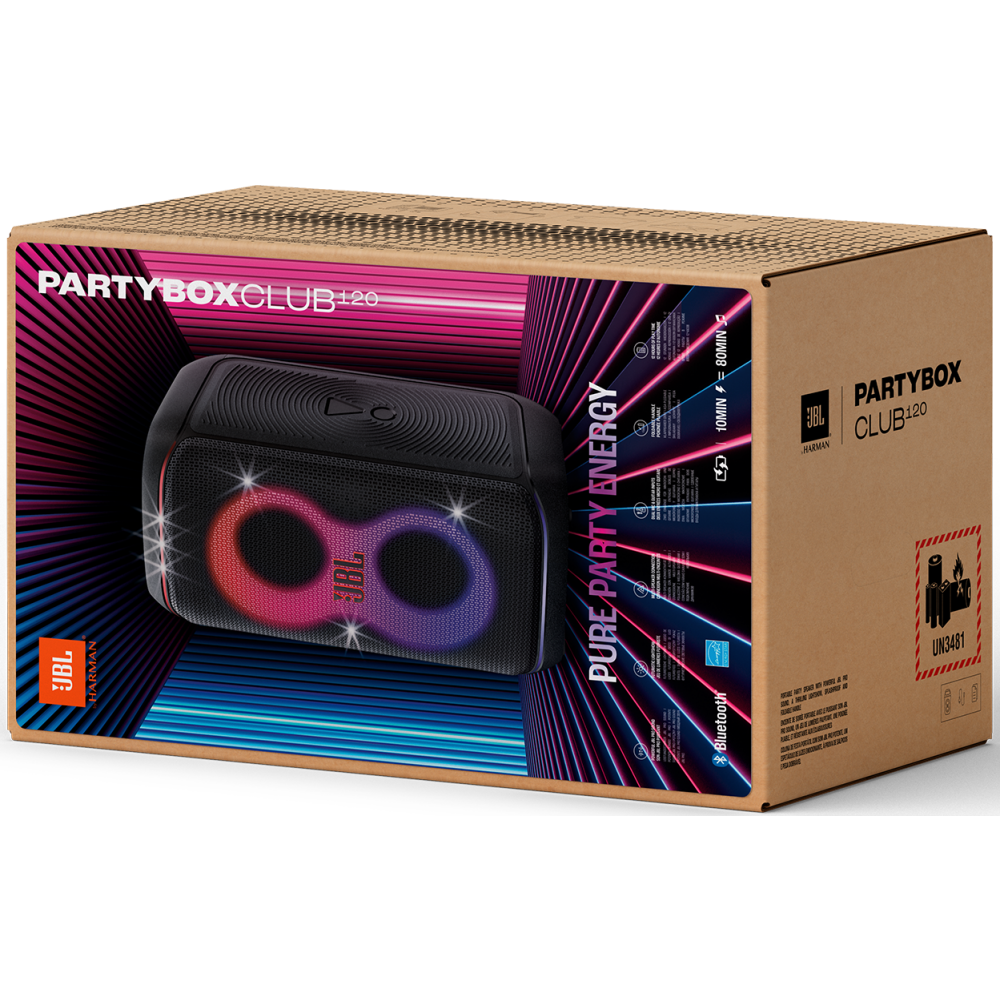 Портативная акустика JBL PartyBox Club 120 Black - JBLPBCLUB120UK/(CN, AS, EP) - фото 11
