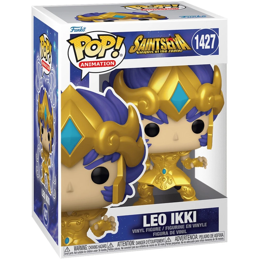 Фигурка Funko POP! Animation Saint Seiya Leo Ikki (Gold) - 72059 - фото 2