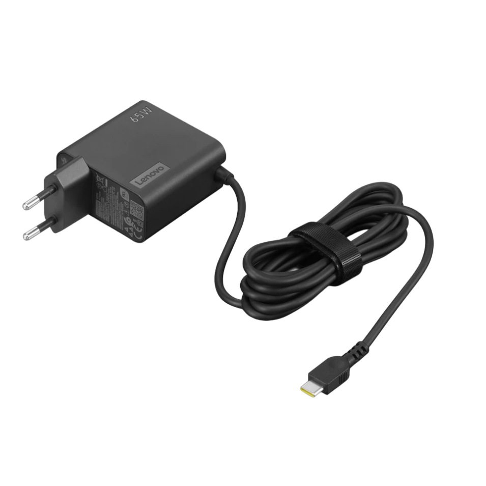 Блок питания для ноутбука Lenovo 65W USB-C Wall Adapter (EU) - 4X21L54610 - фото 2
