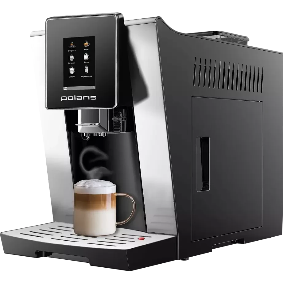 Кофемашина Polaris PACM 2060AC Black/Silver - фото 2