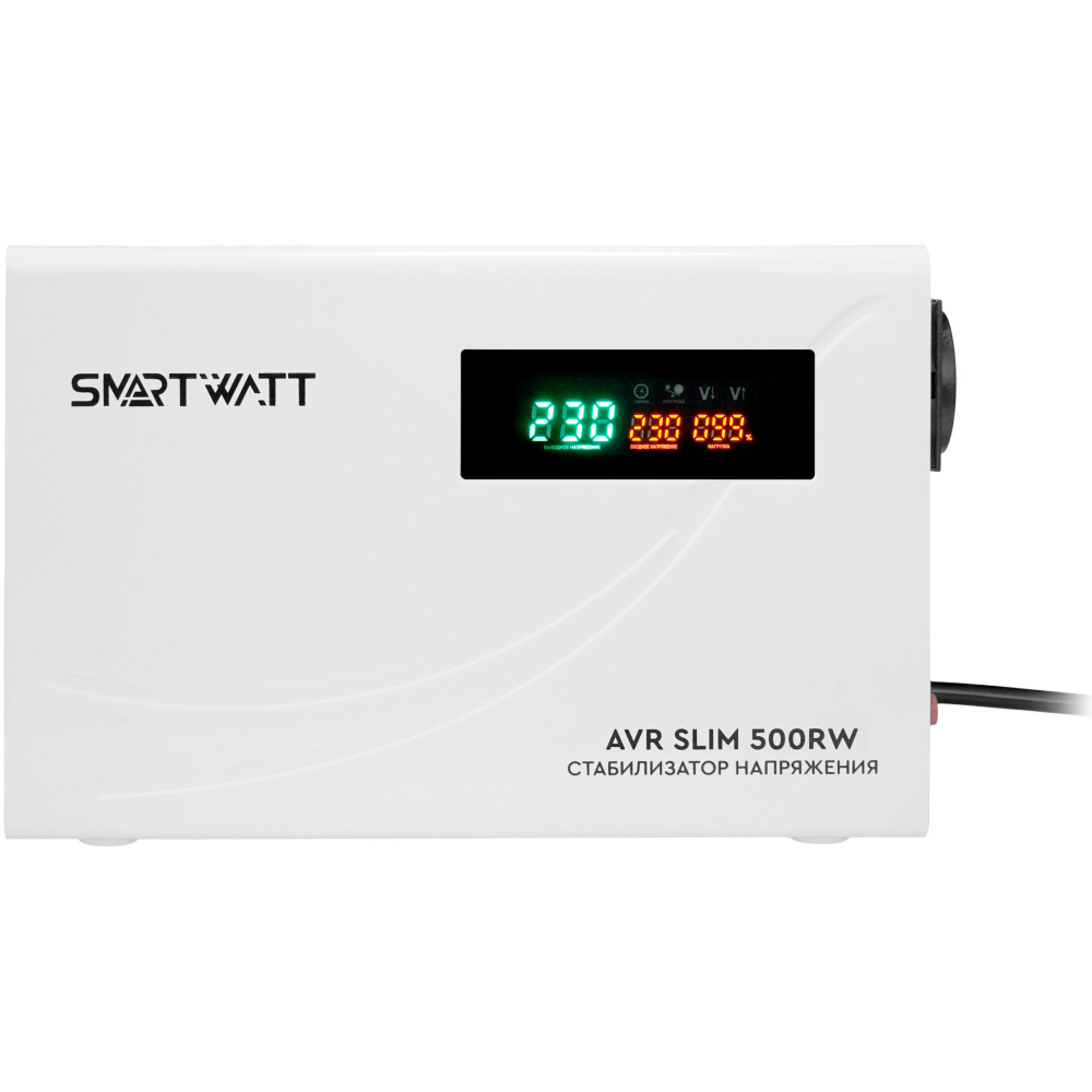 Стабилизатор напряжения SMARTWATT AVR SLIM 500RW