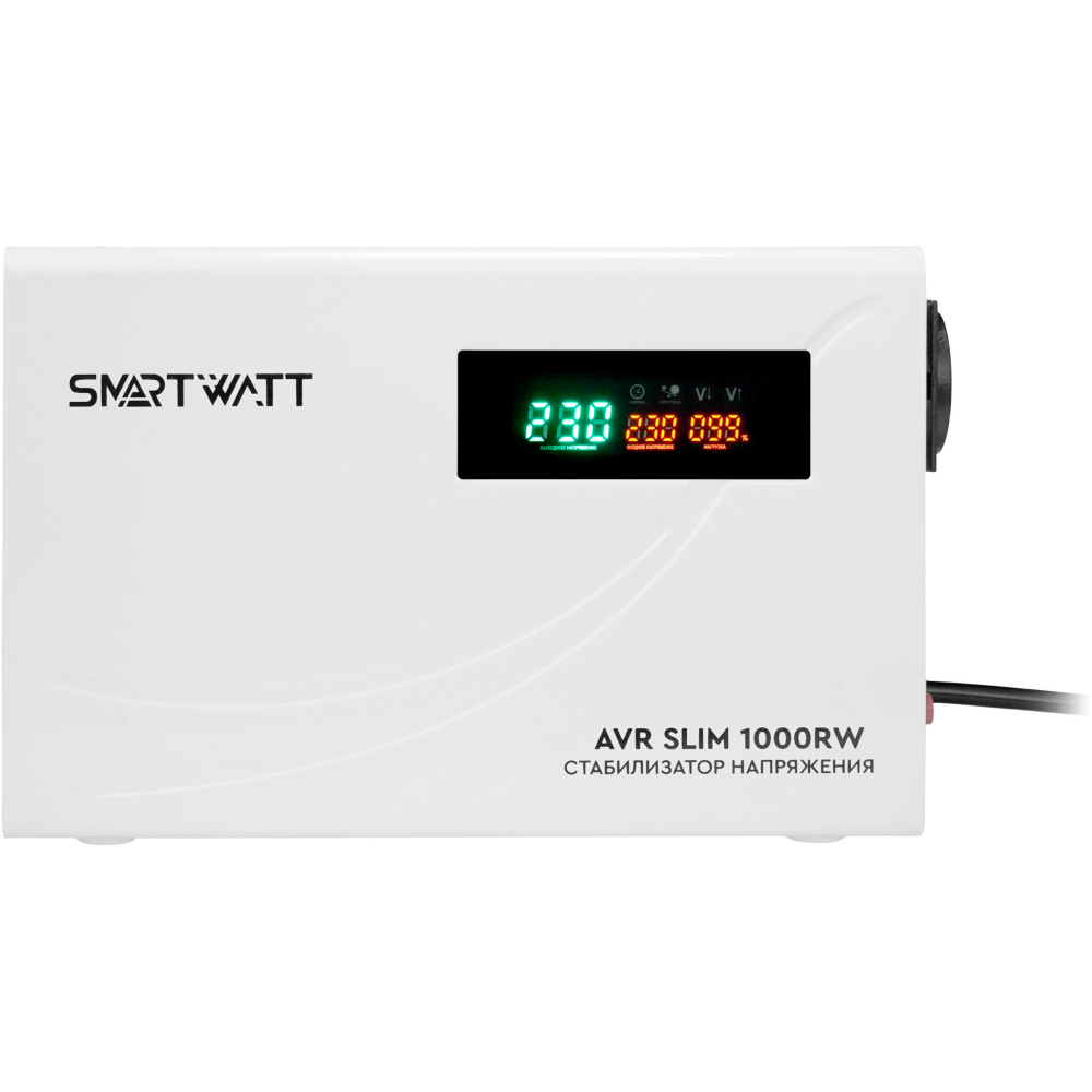 Стабилизатор напряжения SMARTWATT AVR SLIM 1000RW - 4512020310001