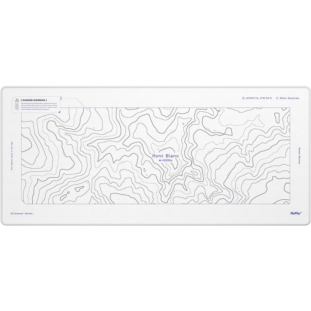 Коврик для мыши NuPhy Deskmat (Mont Blanc) - Deskmat_MB
