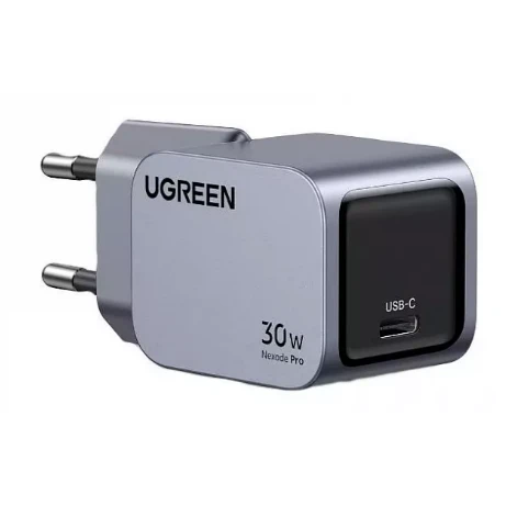 Сетевое зарядное устройство UGREEN X703 Nexode Pro 30W PD GaN Grey (35006) - фото 2