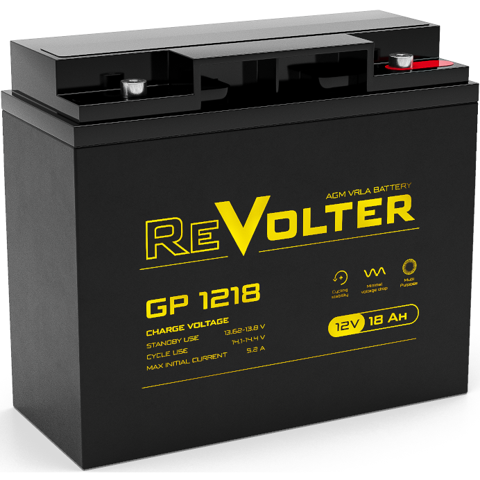 Аккумуляторная батарея REVOLTER GP 1218