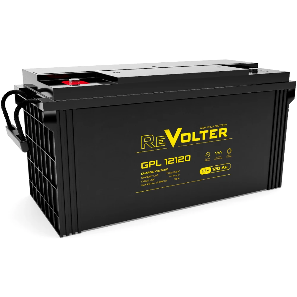 Аккумуляторная батарея REVOLTER GPL 12120 - 4614040030030