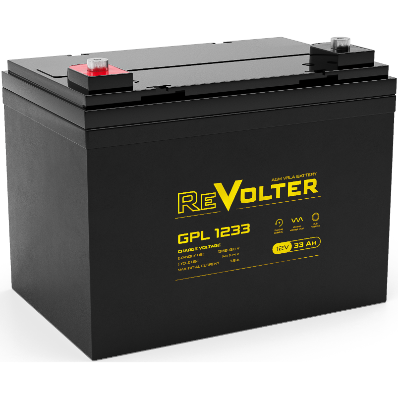 Аккумуляторная батарея REVOLTER GPL 1233