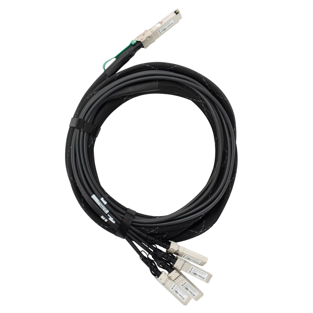 Кабель QSFP SNR SNR-QSFP-40G-4xSFP+DAC-5, 5м