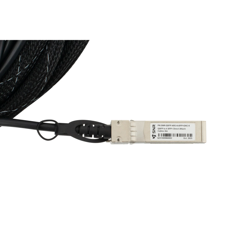 Кабель QSFP SNR SNR-QSFP-40G-4xSFP+DAC-5, 5м - фото 2