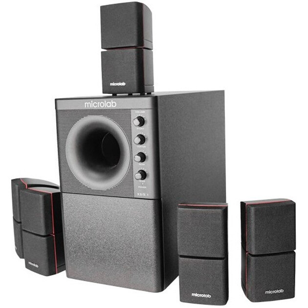 Колонки Microlab X3/5.1 BT Black - фото 2