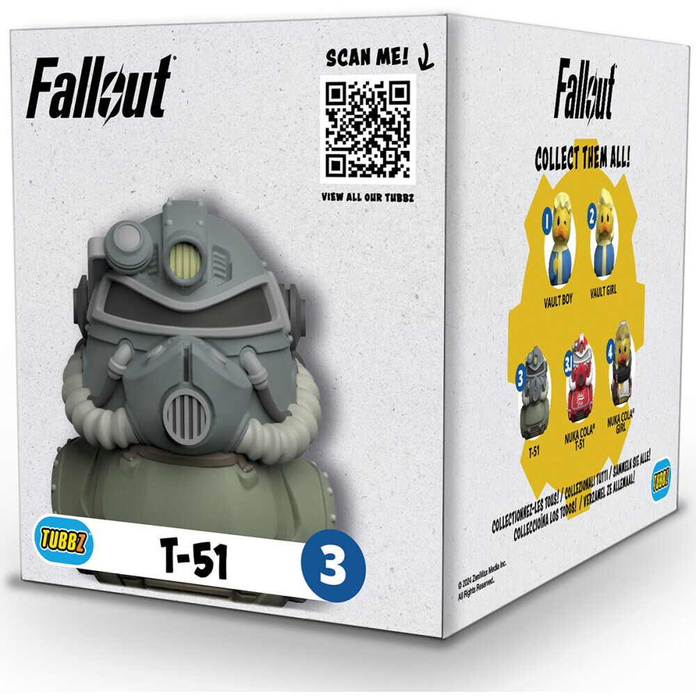 Фигурка-утка Numskull TUBBZ Fallout T-51 (Boxed Edition) - NS4741 - фото 2