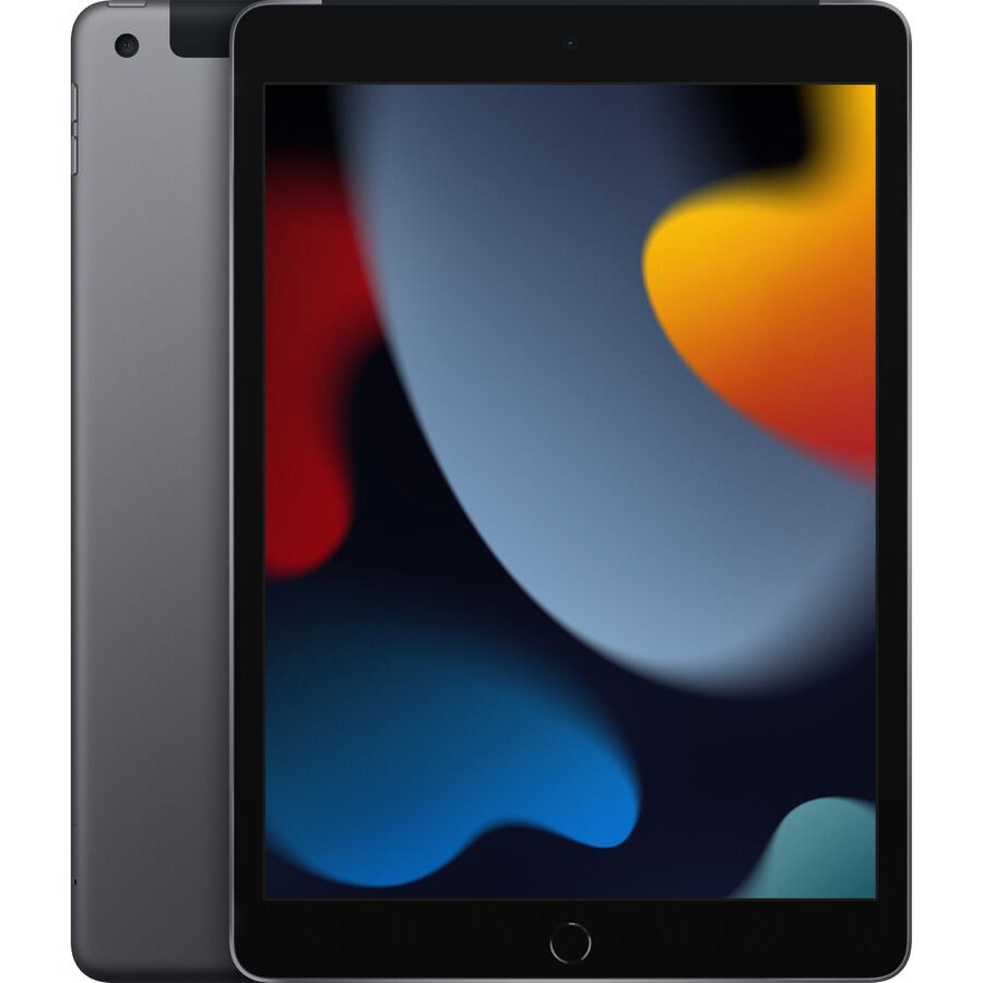 Планшет Apple iPad (9th Gen) 64GB Wi-Fi + Cellular Space Grey (MK473)