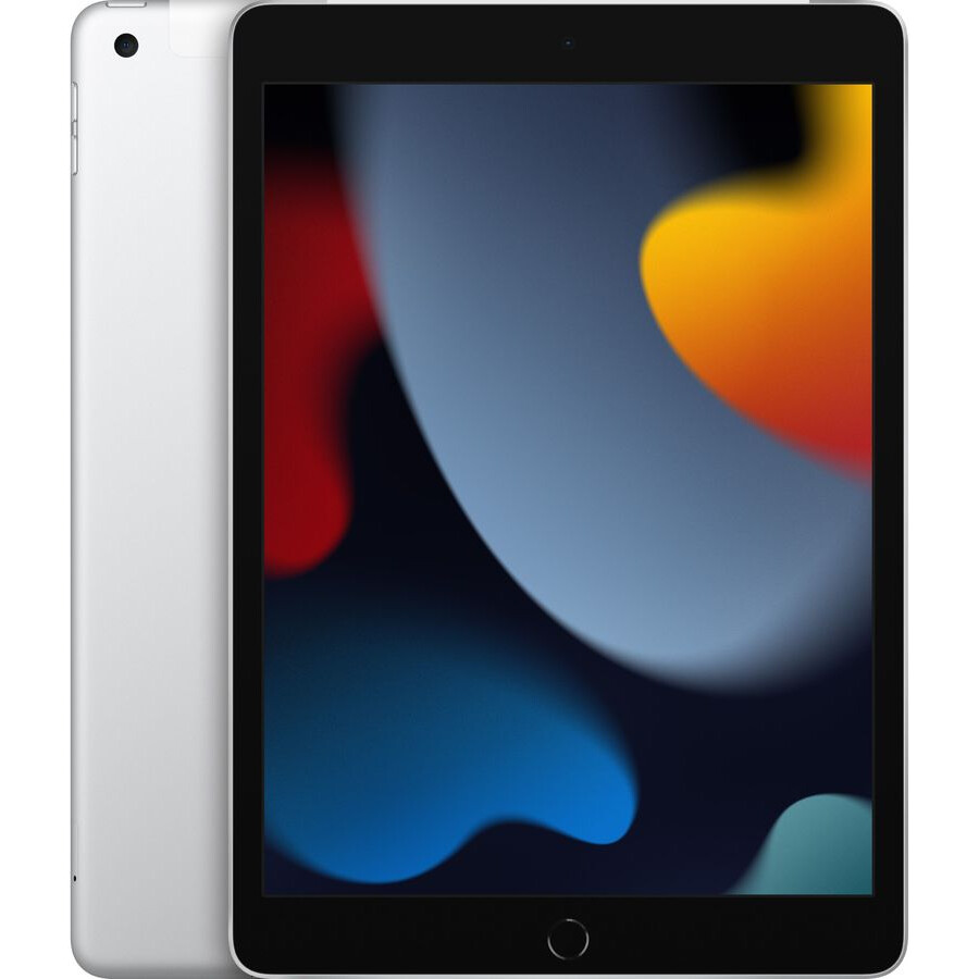 Планшет Apple iPad (9th Gen) 64GB Wi-Fi + Cellular Silver (MK493)