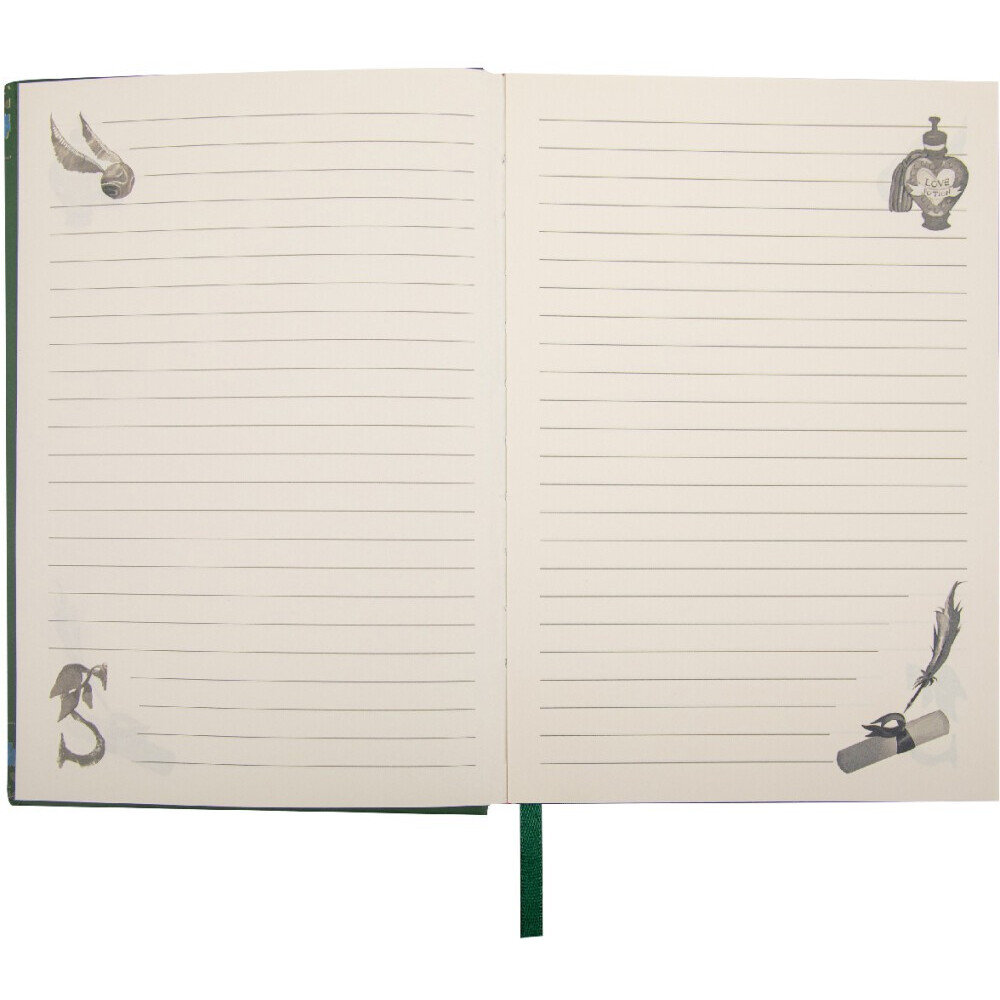 Блокнот + ручка Cinereplicas Гарри Поттер Волшебный мир Слизерина (CR5612) - фото 4