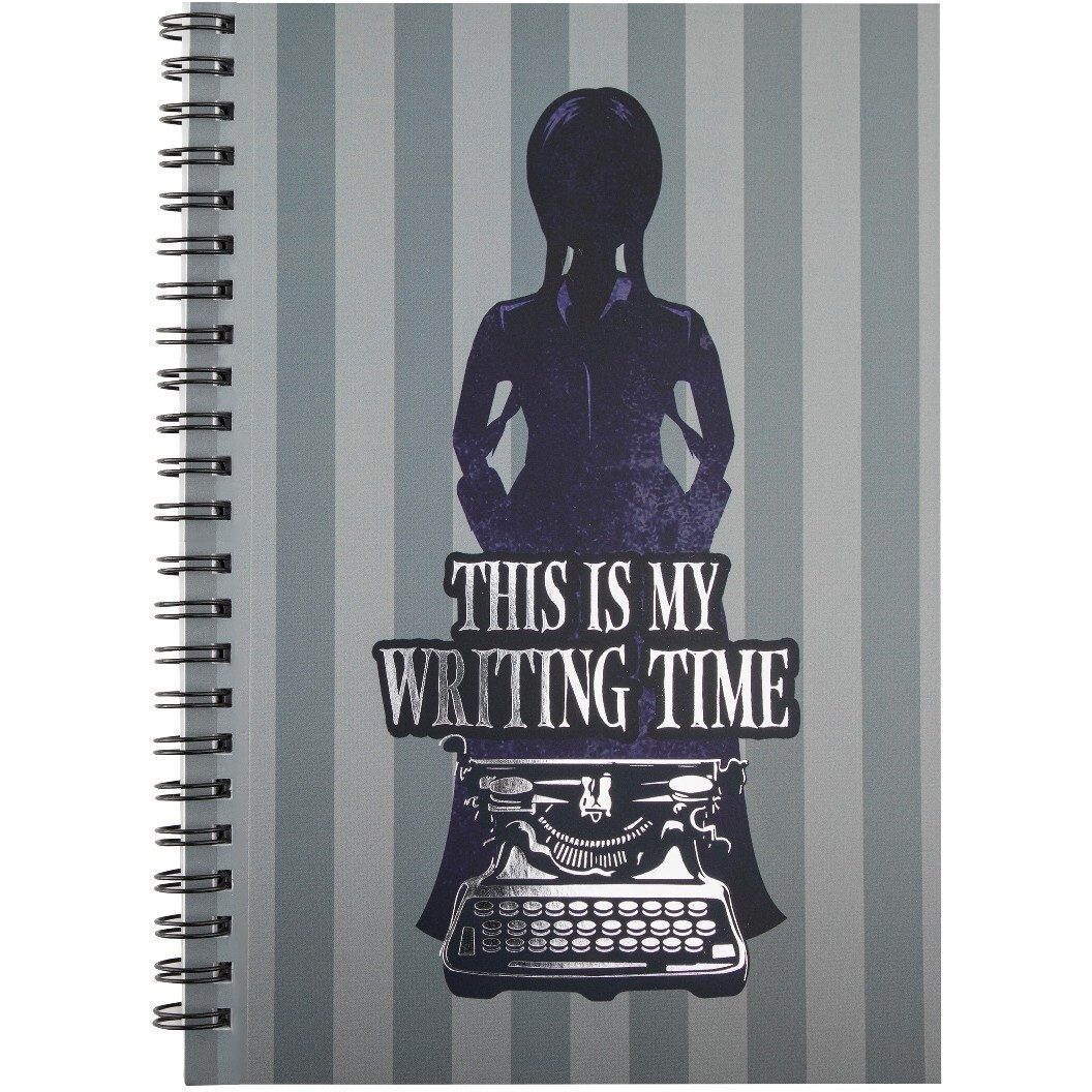 Блокнот Cinereplicas Уэнсдэй Время для моих записей (на пружине) (CR5172) - фото 3